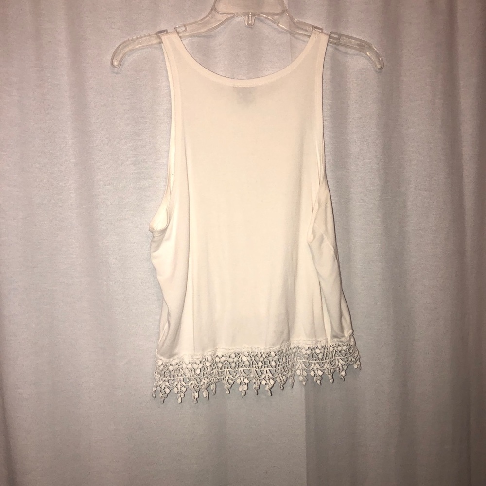 Adorable super soft white top